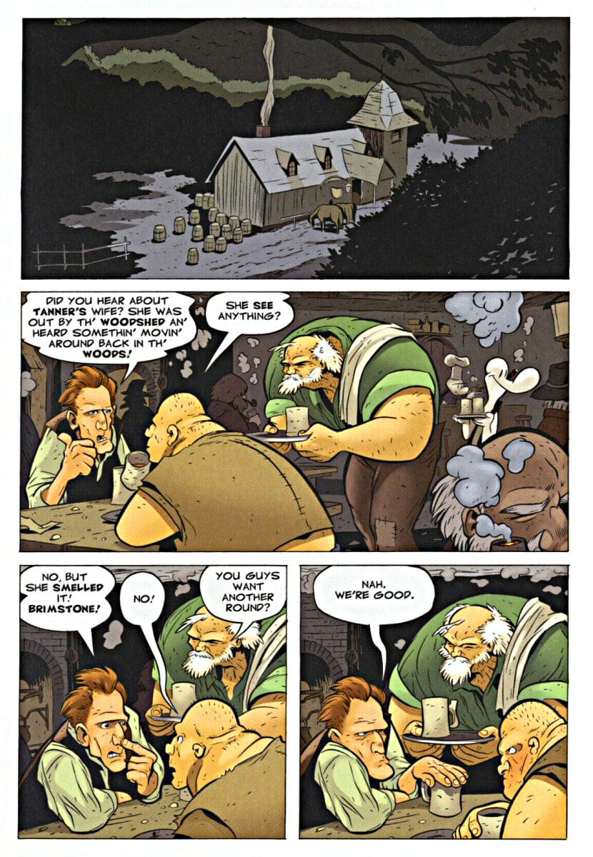 page 9 - chapter 1 of bone 4 the dragonslayer graphic novel by jeff smith