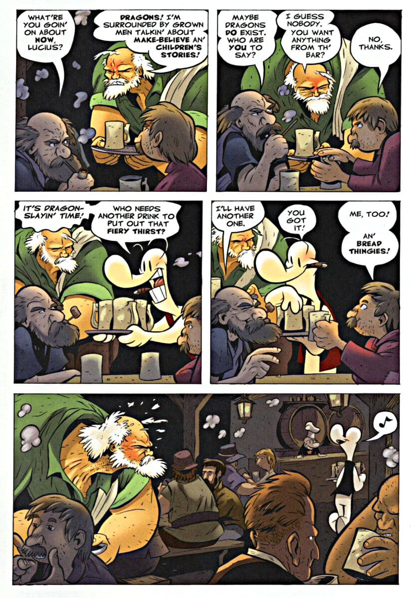 page 11 - chapter 1 of bone 4 the dragonslayer graphic novel by jeff smith