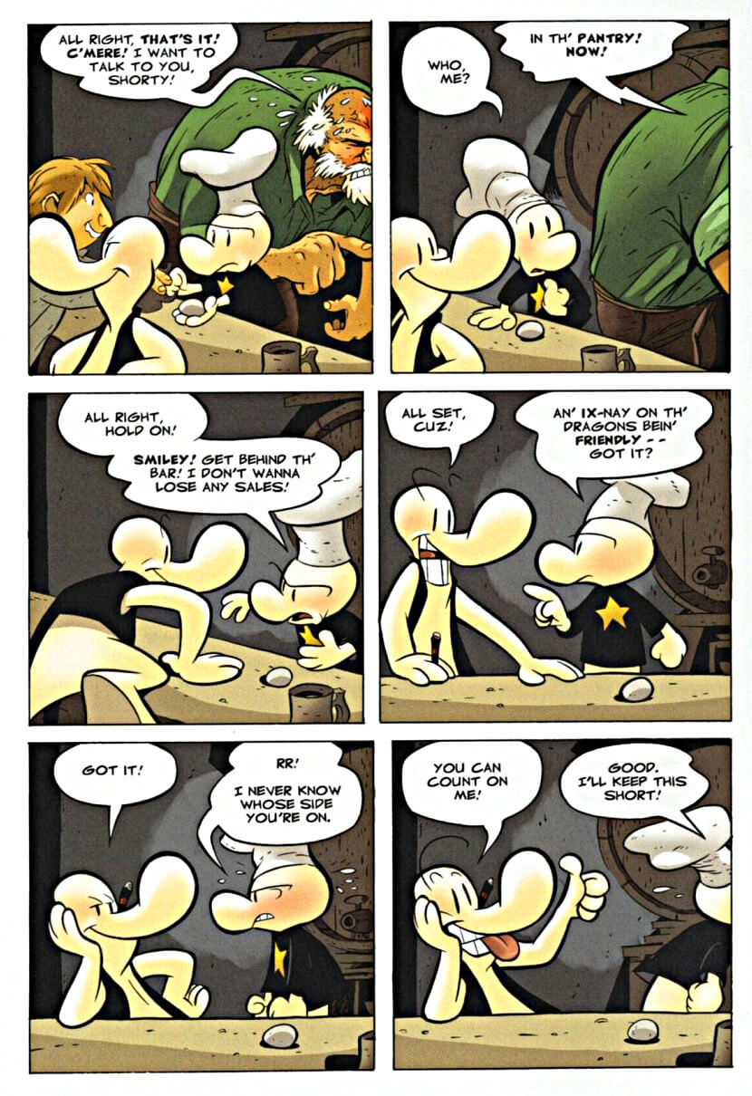 page 14 - chapter 1 of bone 4 the dragonslayer graphic novel by jeff smith