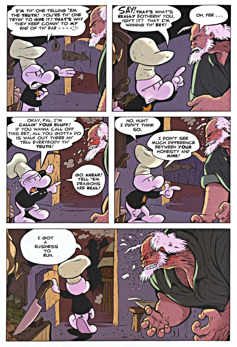 page 17 - chapter 1 of bone 4 the dragonslayer graphic novel by jeff smith
