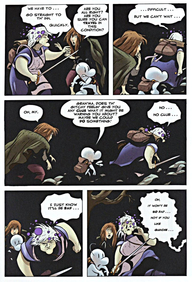 page 21 - chapter 1 of bone 4 the dragonslayer graphic novel by jeff smith