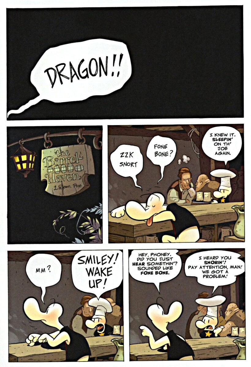 page 33 - chapter 2 of bone 4 the dragonslayer graphic novel by jeff smith