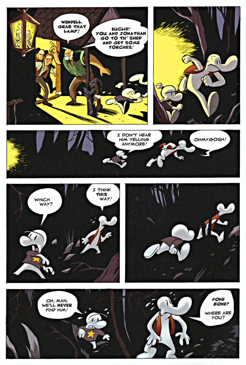 page 36 - chapter 2 of bone 4 the dragonslayer graphic novel by jeff smith