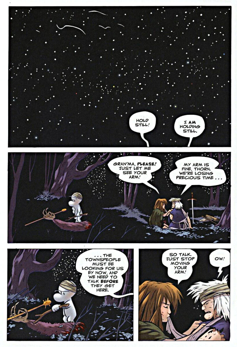 page 50 - chapter 3 of bone 4 the dragonslayer graphic novel by jeff smith