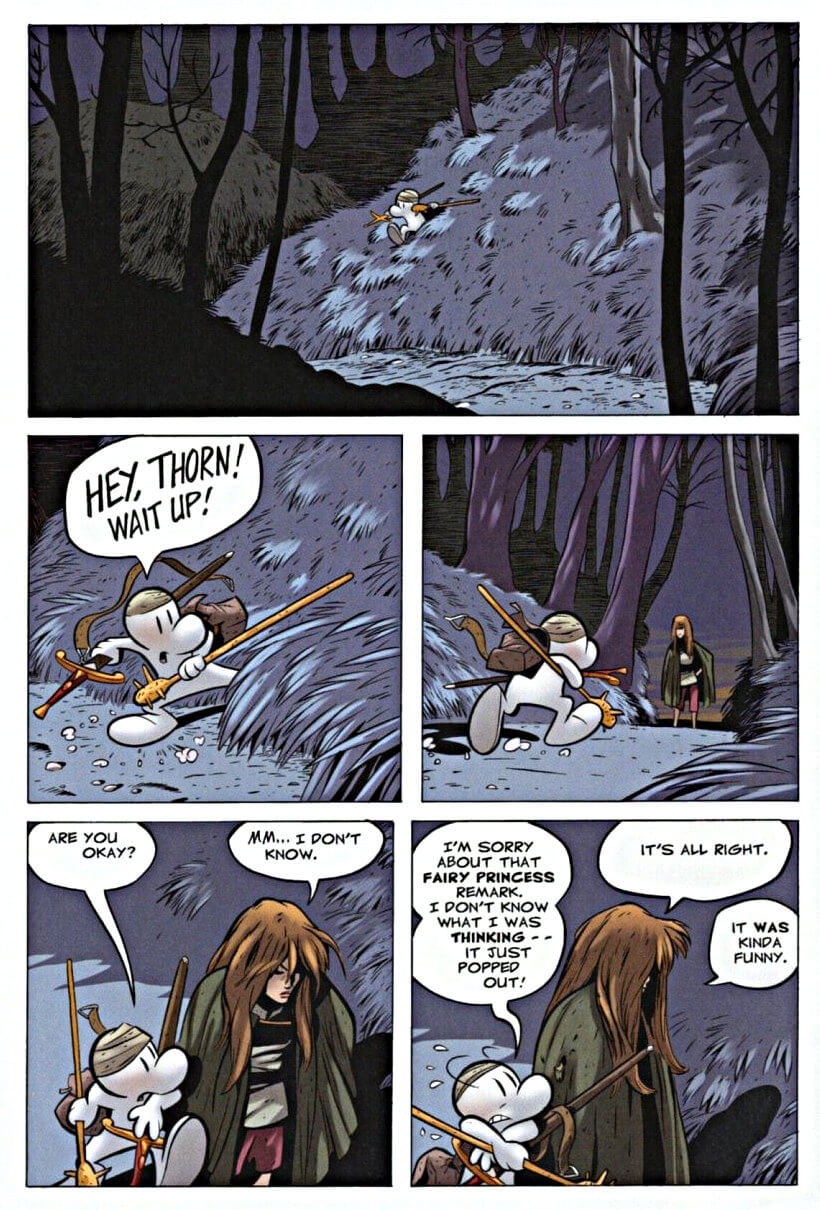 page 58 - chapter 3 of bone 4 the dragonslayer graphic novel by jeff smith