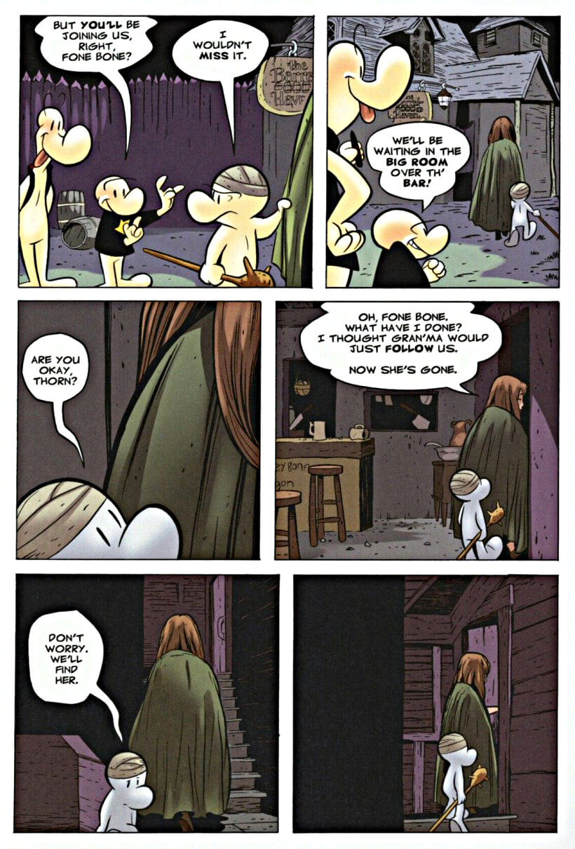 page 68 - chapter 4 of bone 4 the dragonslayer graphic novel by jeff smith