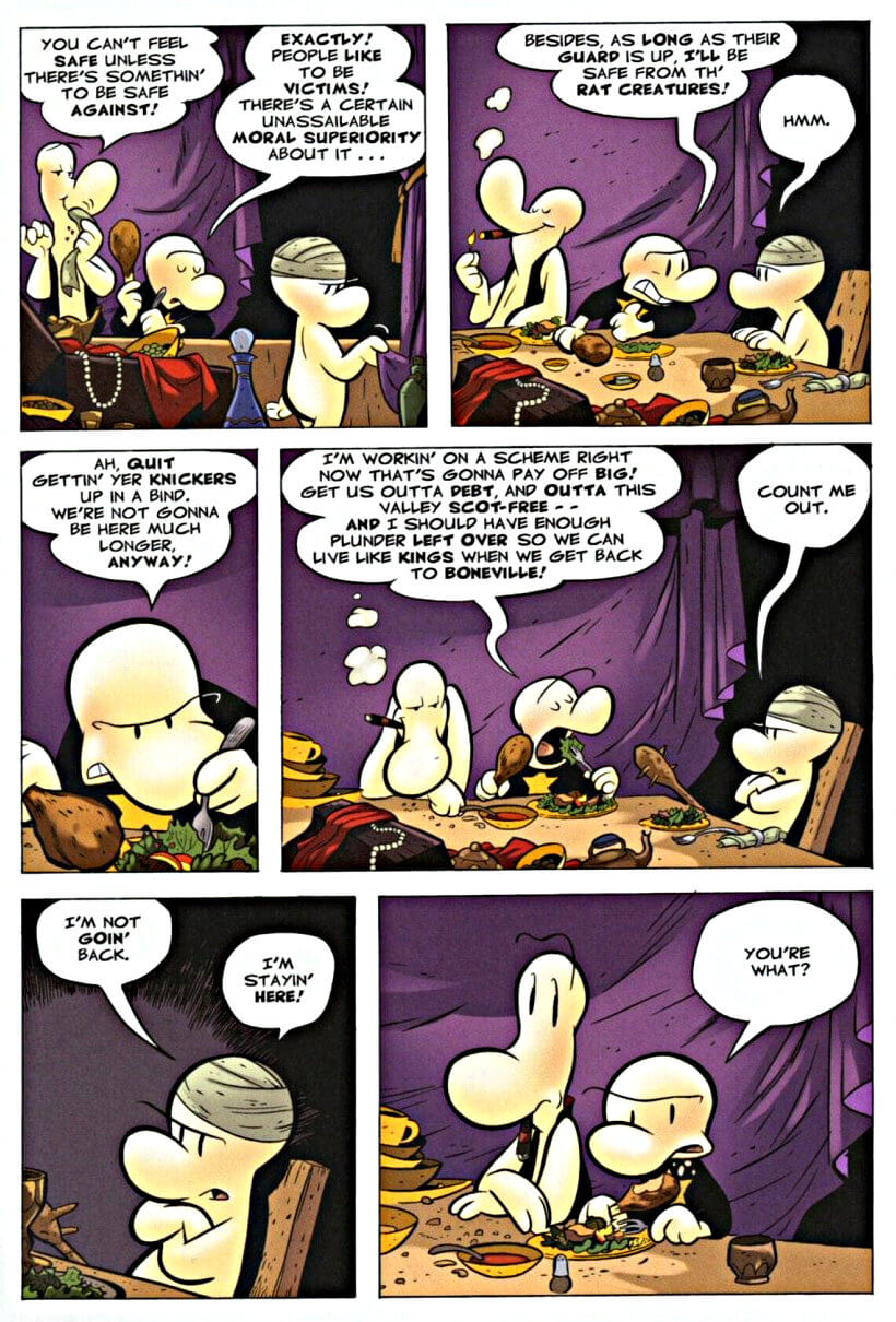 page 71 - chapter 4 of bone 4 the dragonslayer graphic novel by jeff smith