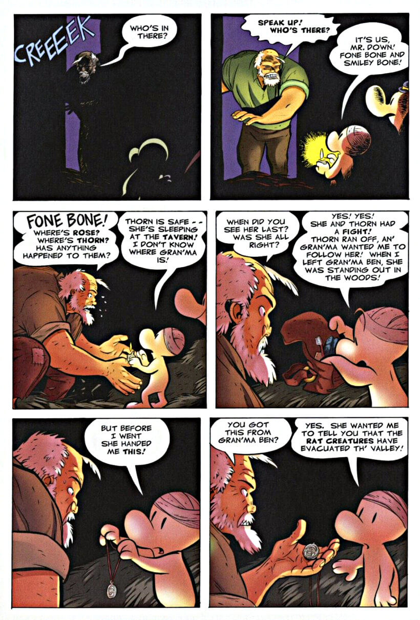 page 91 - chapter 5 of bone 4 the dragonslayer graphic novel by jeff smith