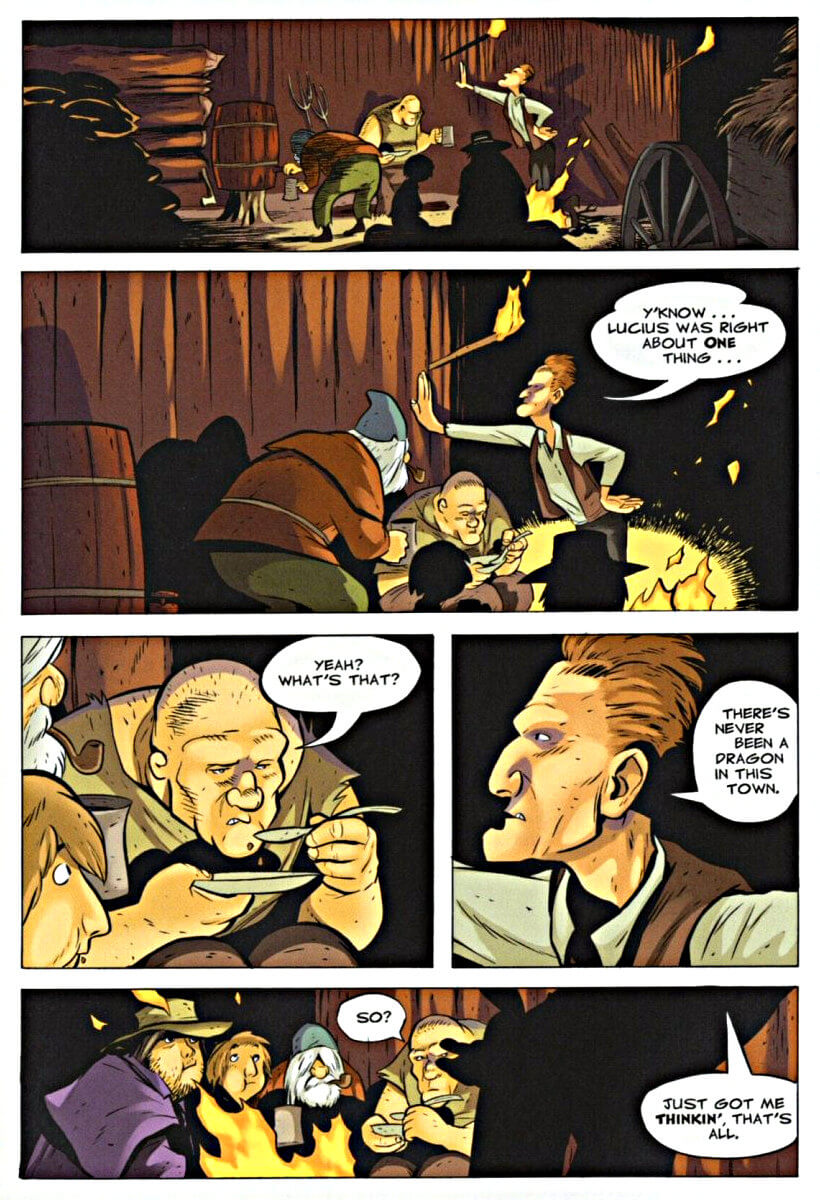page 95 - chapter 5 of bone 4 the dragonslayer graphic novel by jeff smith