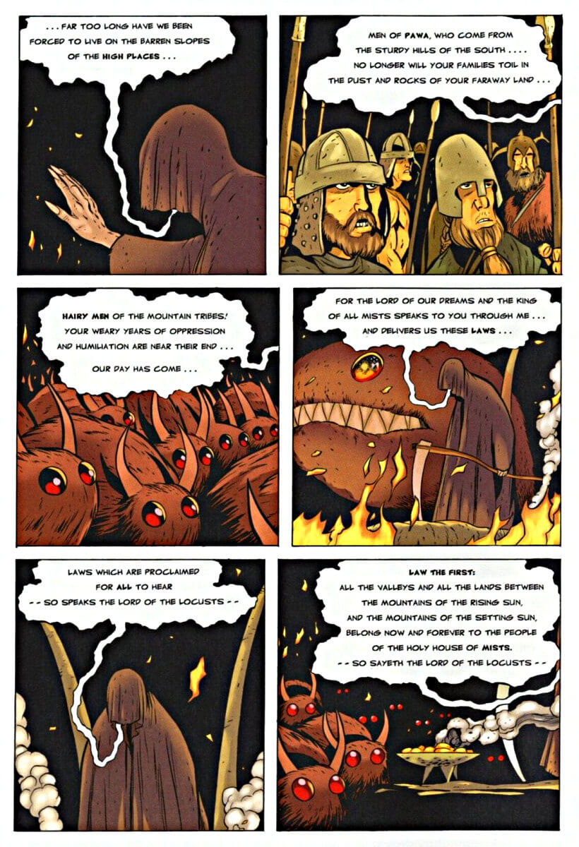 page 100 - chapter 5 of bone 4 the dragonslayer graphic novel by jeff smith
