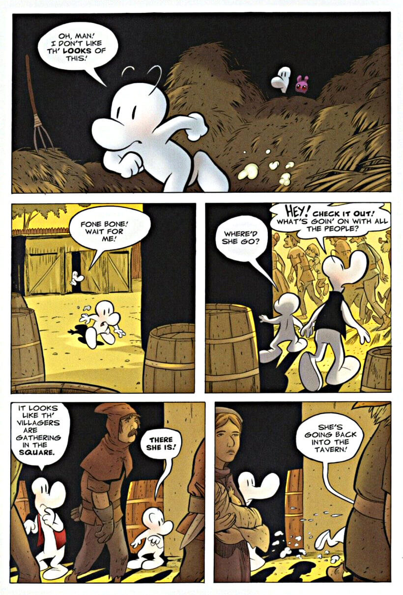page 115 - chapter 6 of bone 4 the dragonslayer graphic novel by jeff smith