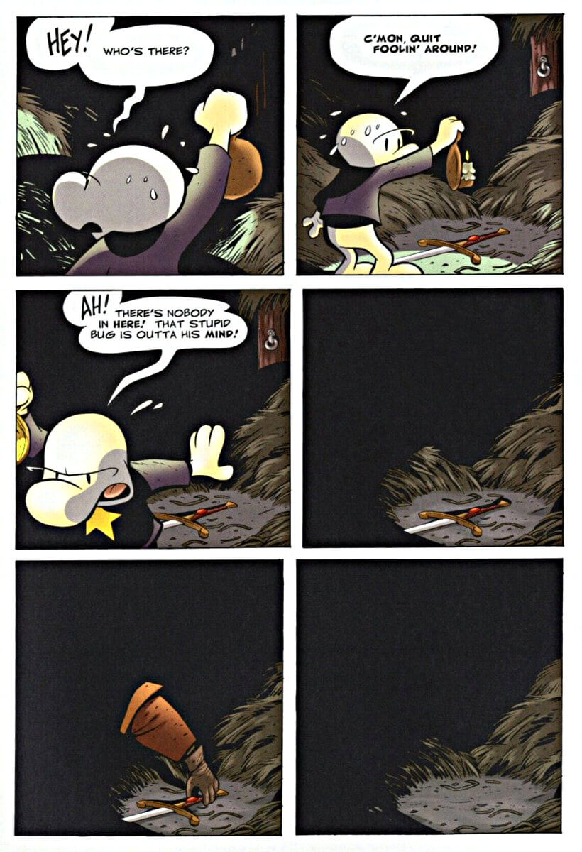 page 133 - chapter 7 of bone 4 the dragonslayer graphic novel by jeff smith