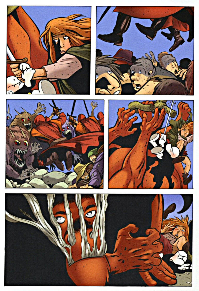 page 164 - chapter 8 of bone 4 the dragonslayer graphic novel by jeff smith