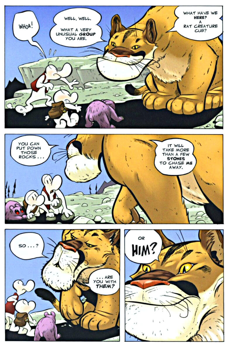 page 13 - chapter 1 of bone 5 rock jaw master of the eastern border