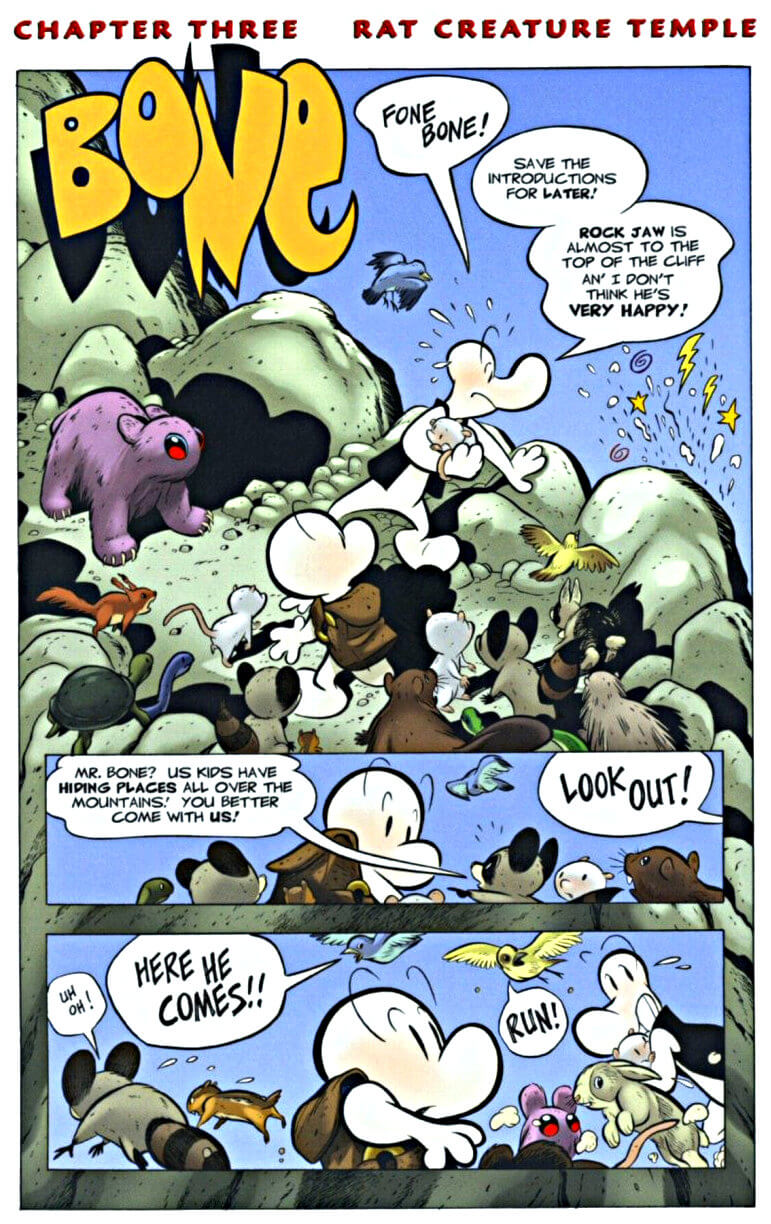 page 45 - chapter 3 of bone 5 rock jaw master of the eastern border