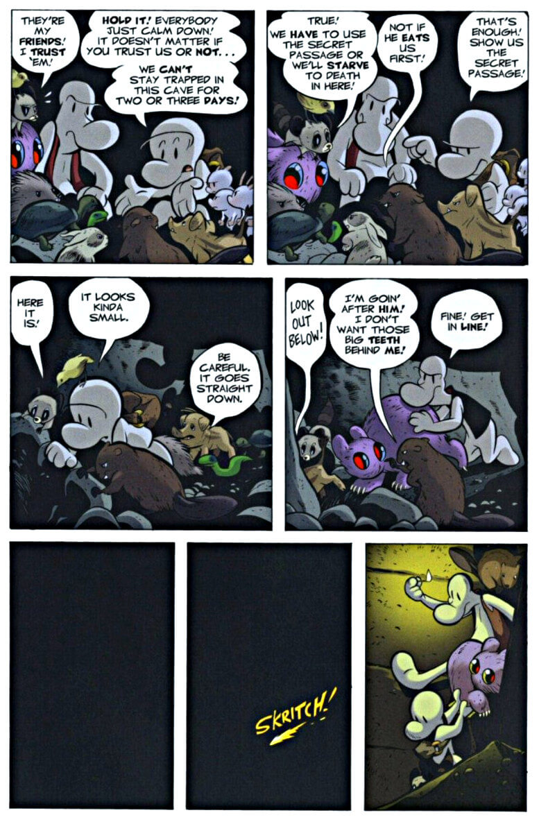 page 50 - chapter 3 of bone 5 rock jaw master of the eastern border