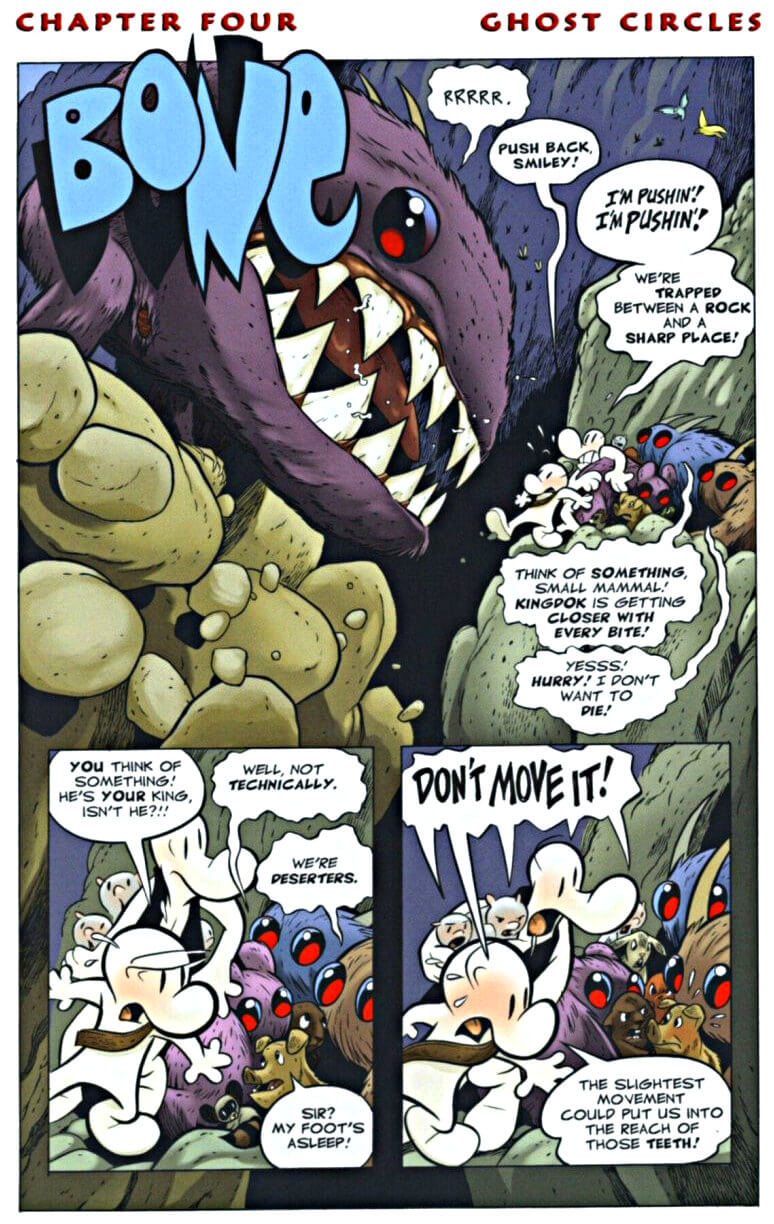 page 67 - chapter 4 of bone 5 rock jaw master of the eastern border