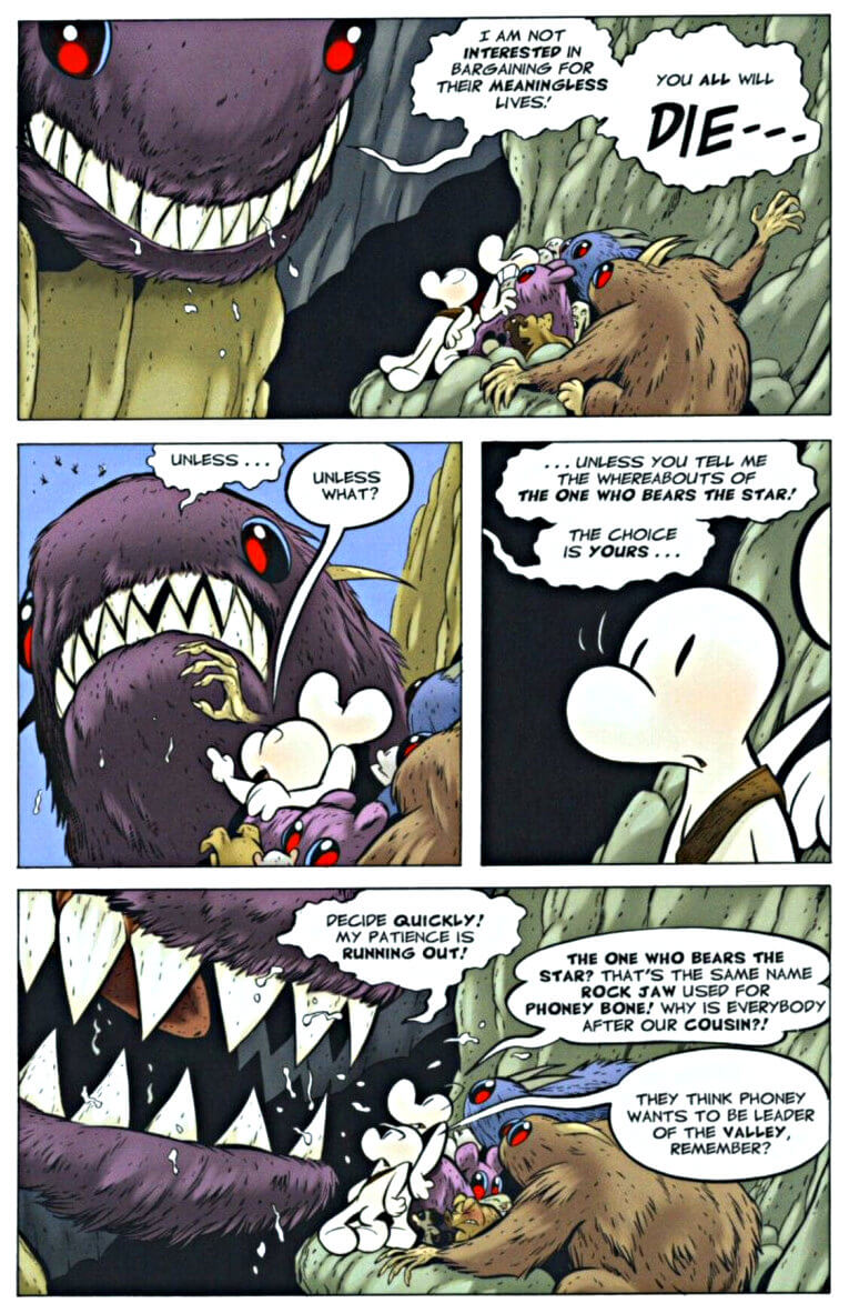 page 70 - chapter 4 of bone 5 rock jaw master of the eastern border
