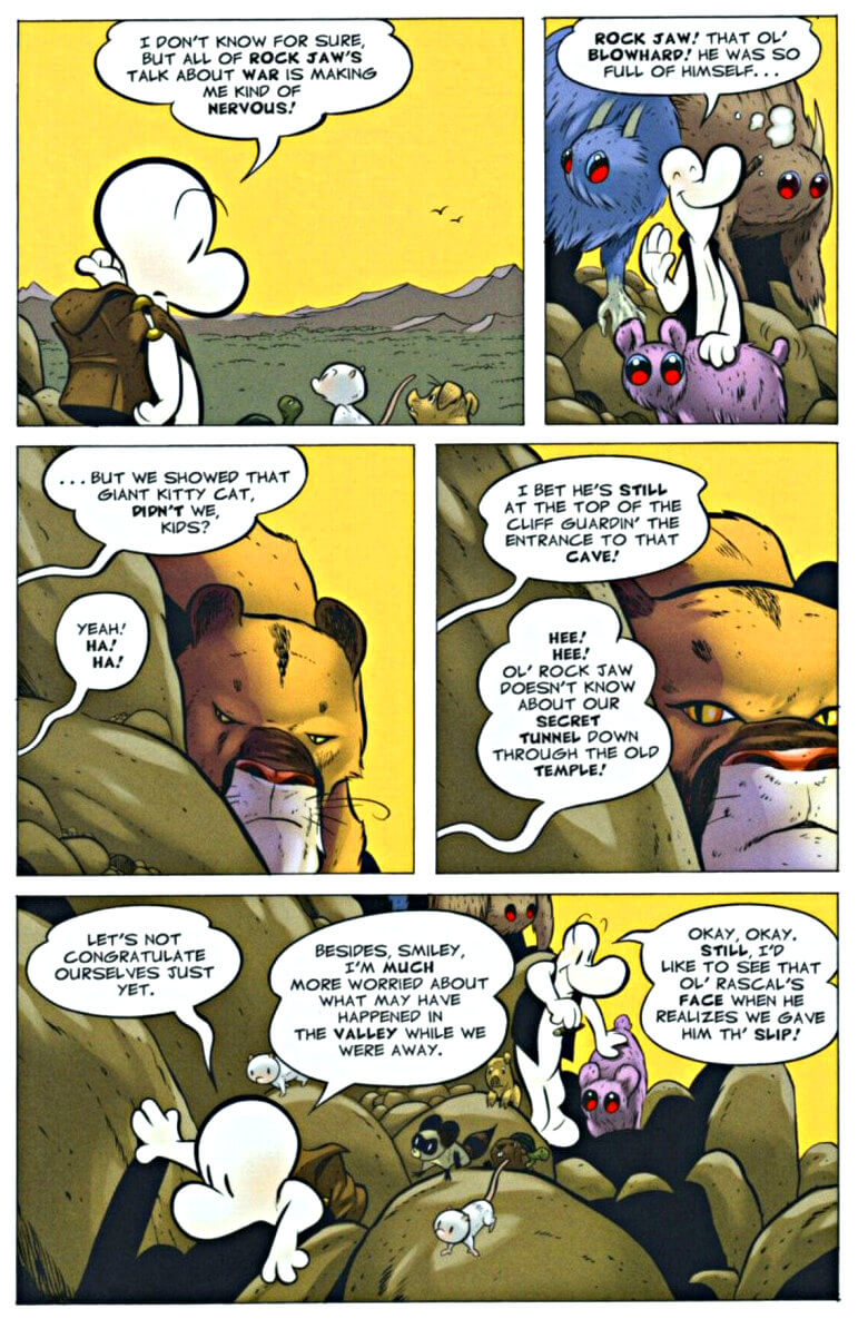 page 95 - chapter 5 of bone 5 rock jaw master of the eastern border