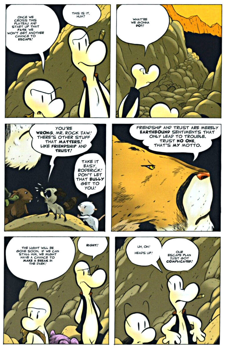 page 101 - chapter 5 of bone 5 rock jaw master of the eastern border
