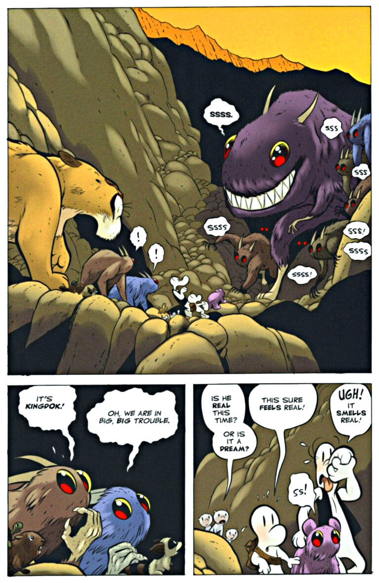 page 102 - chapter 5 of bone 5 rock jaw master of the eastern border