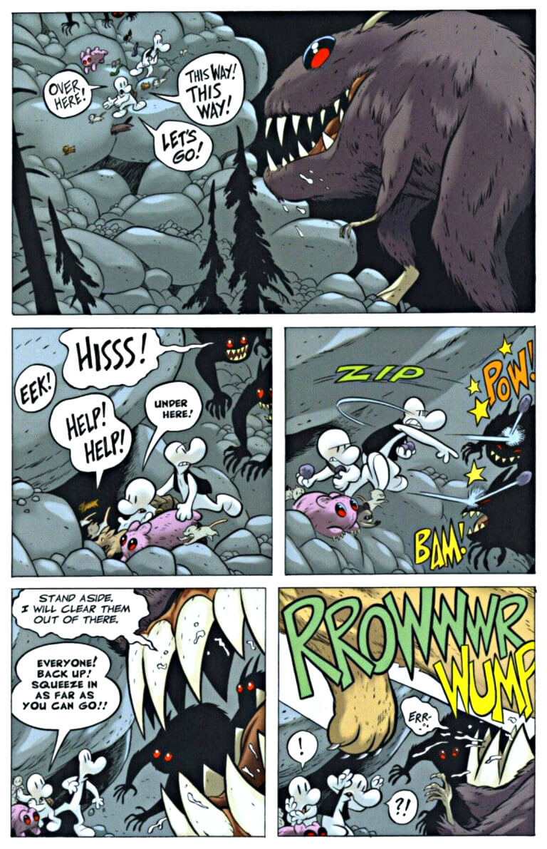 page 107 - chapter 5 of bone 5 rock jaw master of the eastern border