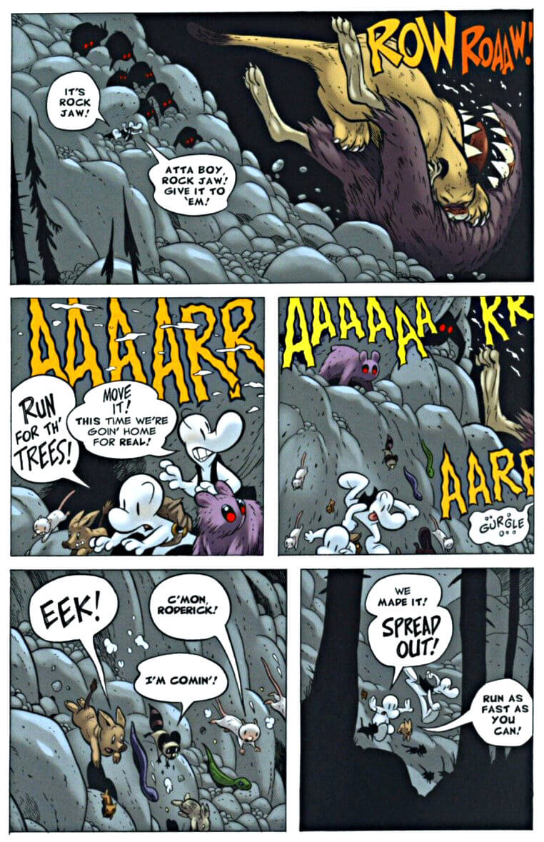page 108 - chapter 5 of bone 5 rock jaw master of the eastern border