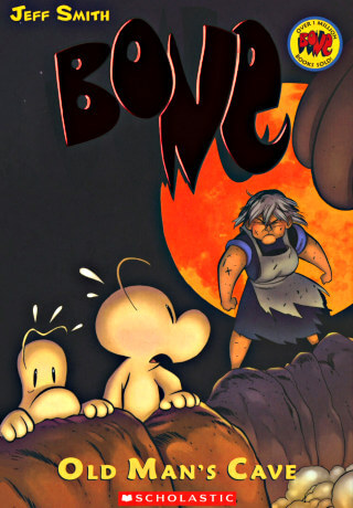 thumbnail of bone 6 old mans cave graphic novel