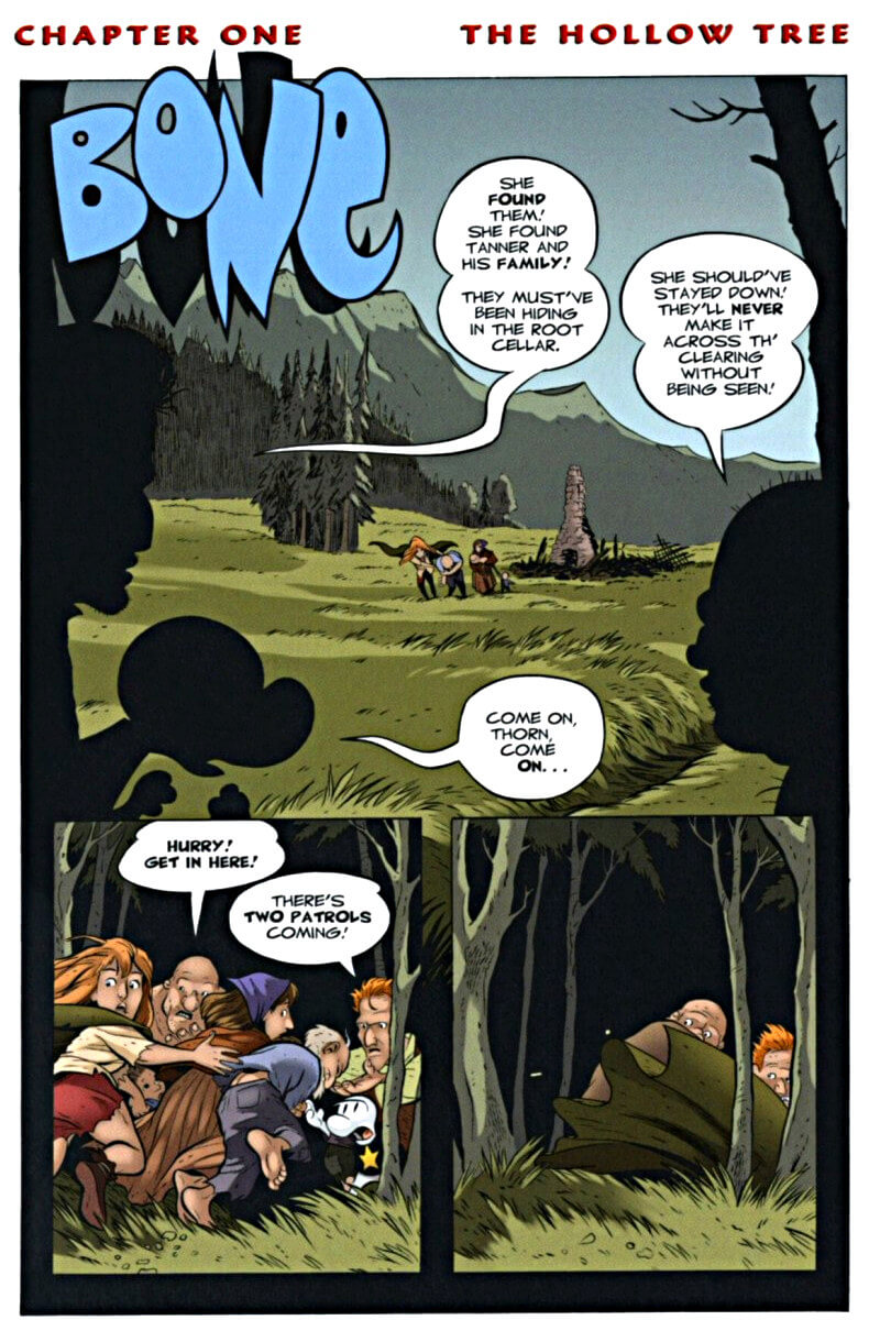 page 11 chapter 1 of bone 6 old mans cave graphic novel