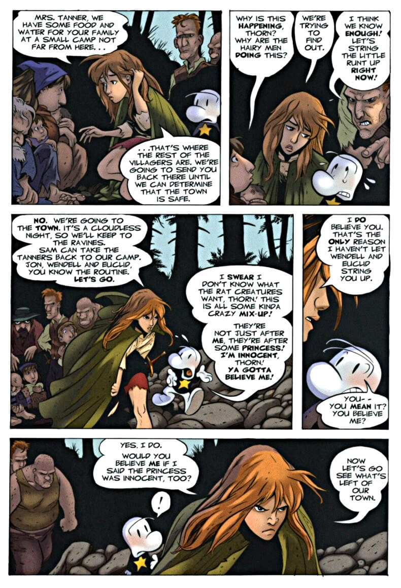 page 16 chapter 1 of bone 6 old mans cave graphic novel