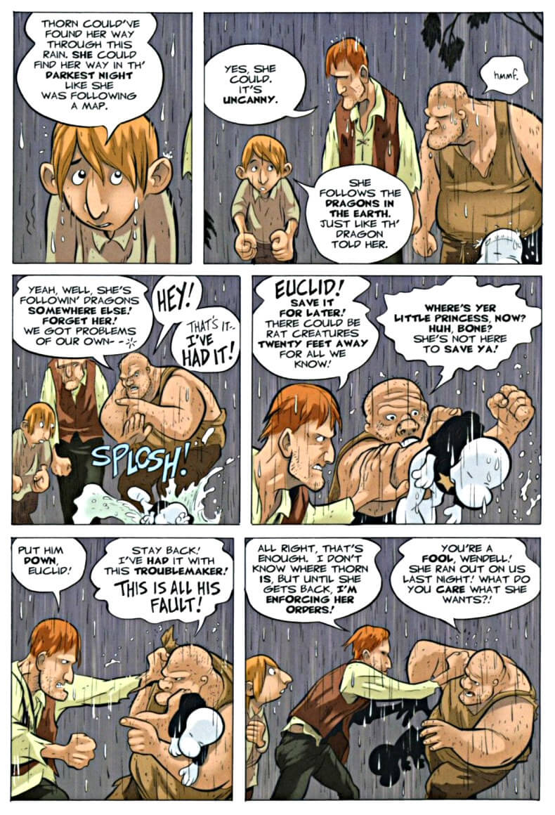 page 36 chapter 2 of bone 6 old mans cave graphic novel