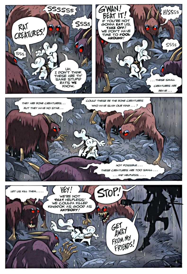 page 41 chapter 2 of bone 6 old mans cave graphic novel