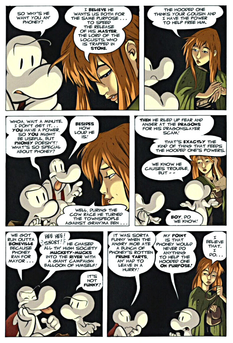 page 53 chapter 3 of bone 6 old mans cave graphic novel