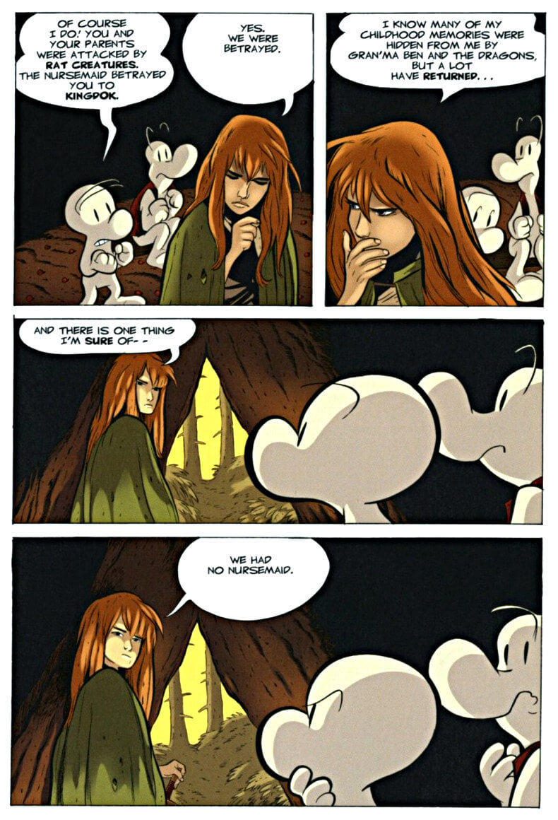 page 55 chapter 3 of bone 6 old mans cave graphic novel