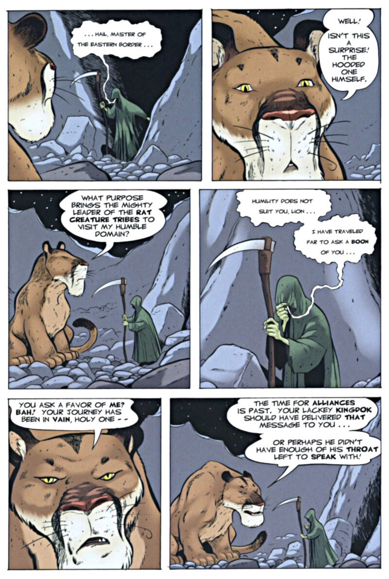 page 57 chapter 3 of bone 6 old mans cave graphic novel
