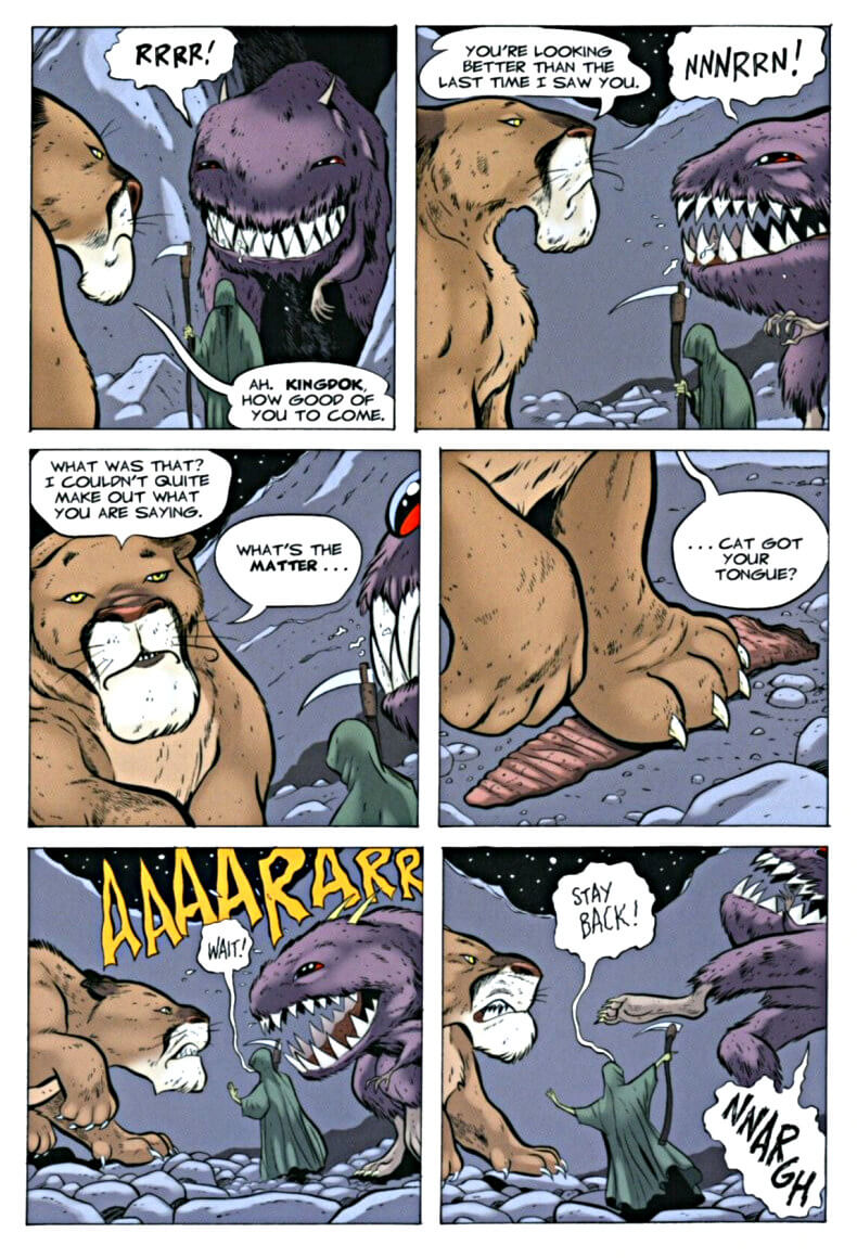 page 58 chapter 3 of bone 6 old mans cave graphic novel