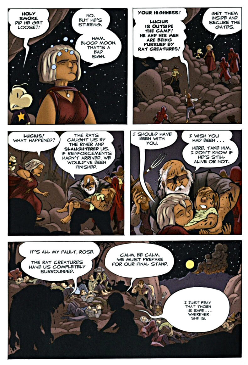 page 88 chapter 4 of bone 6 old mans cave graphic novel