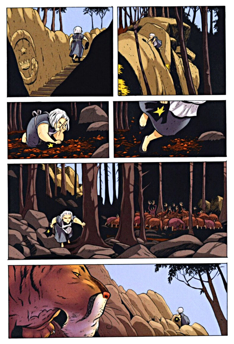 page 97 chapter 5 of bone 6 old mans cave graphic novel