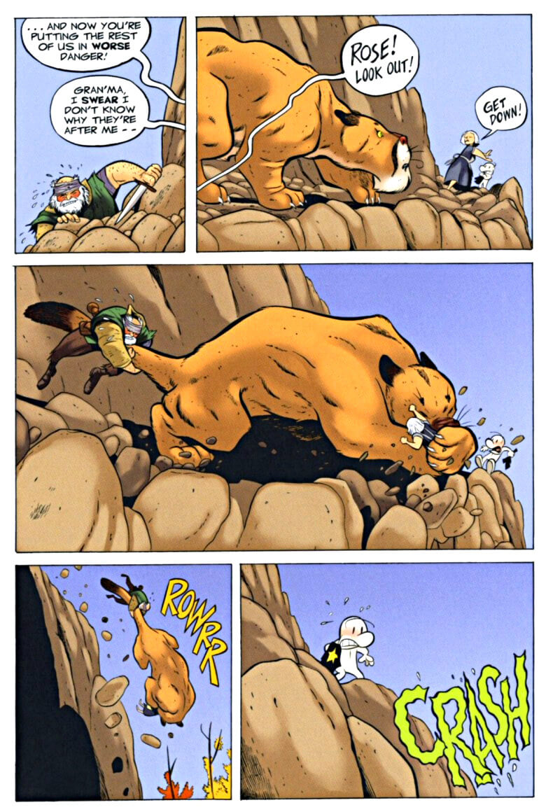 page 99 chapter 5 of bone 6 old mans cave graphic novel