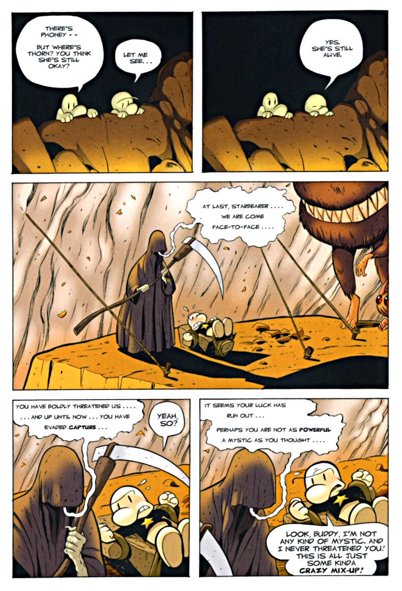 page 109 chapter 5 of bone 6 old mans cave graphic novel