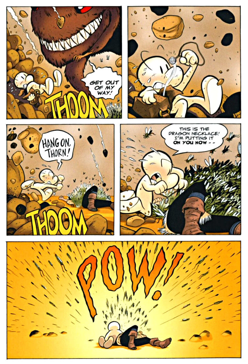 page 116 chapter 5 of bone 6 old mans cave graphic novel