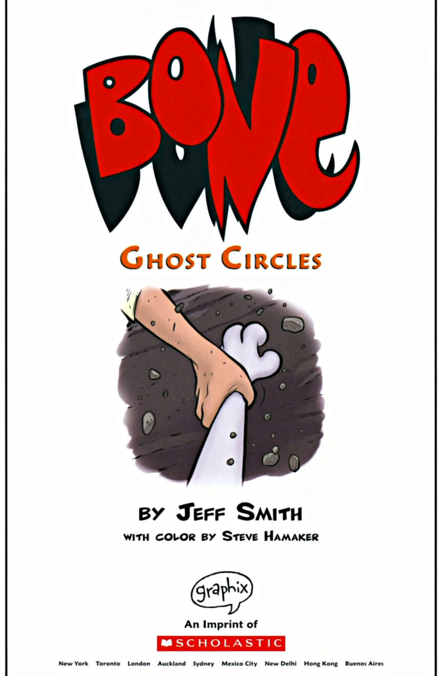 page iii of bone 7 ghost circles graphic novel
