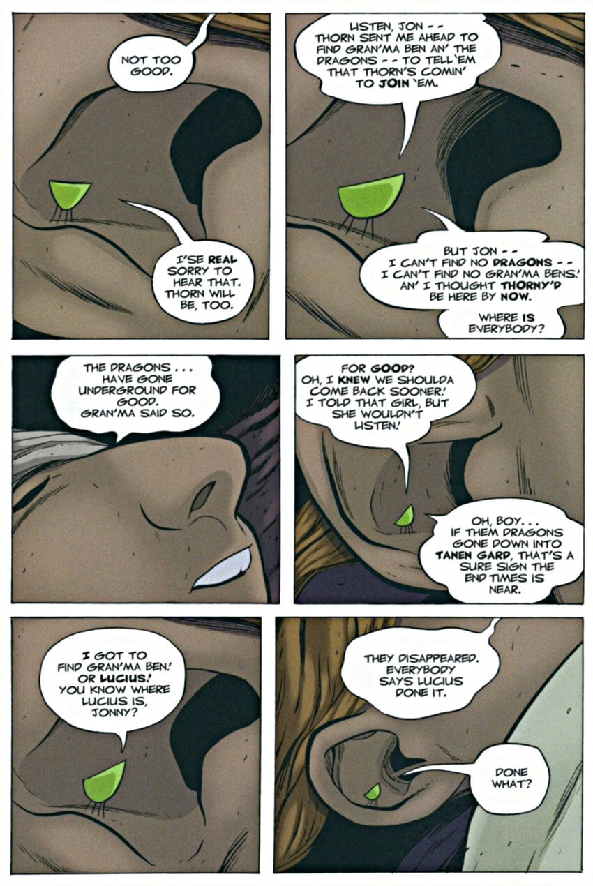 page 2 of bone 7 ghost circles graphic novel