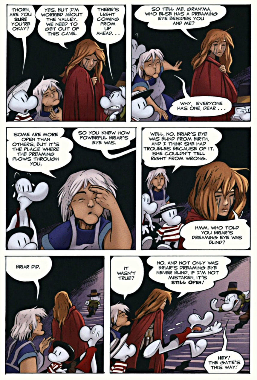 page 34 of bone 7 ghost circles graphic novel