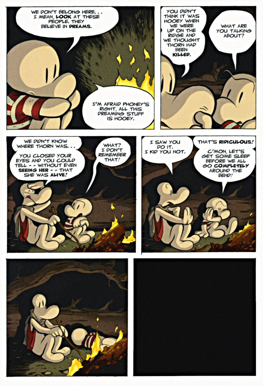 page 56 of bone 7 ghost circles graphic novel