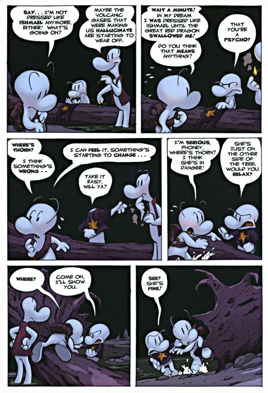 page 65 of bone 7 ghost circles graphic novel