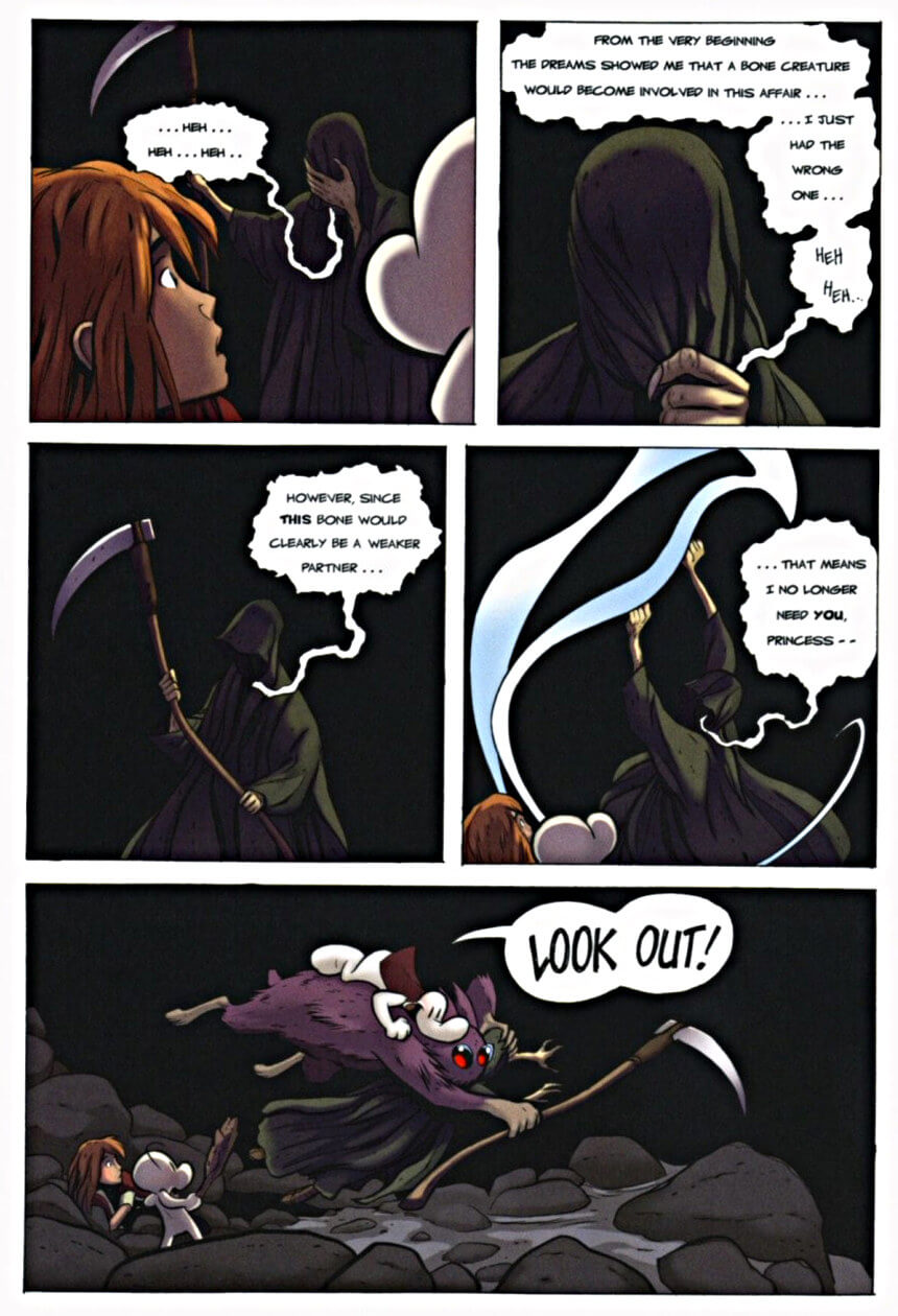 page 84 of bone 7 ghost circles graphic novel