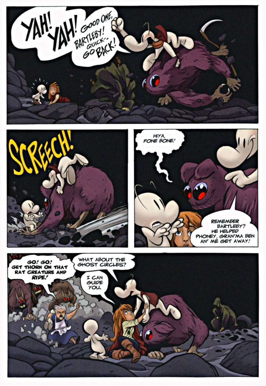 page 85 of bone 7 ghost circles graphic novel