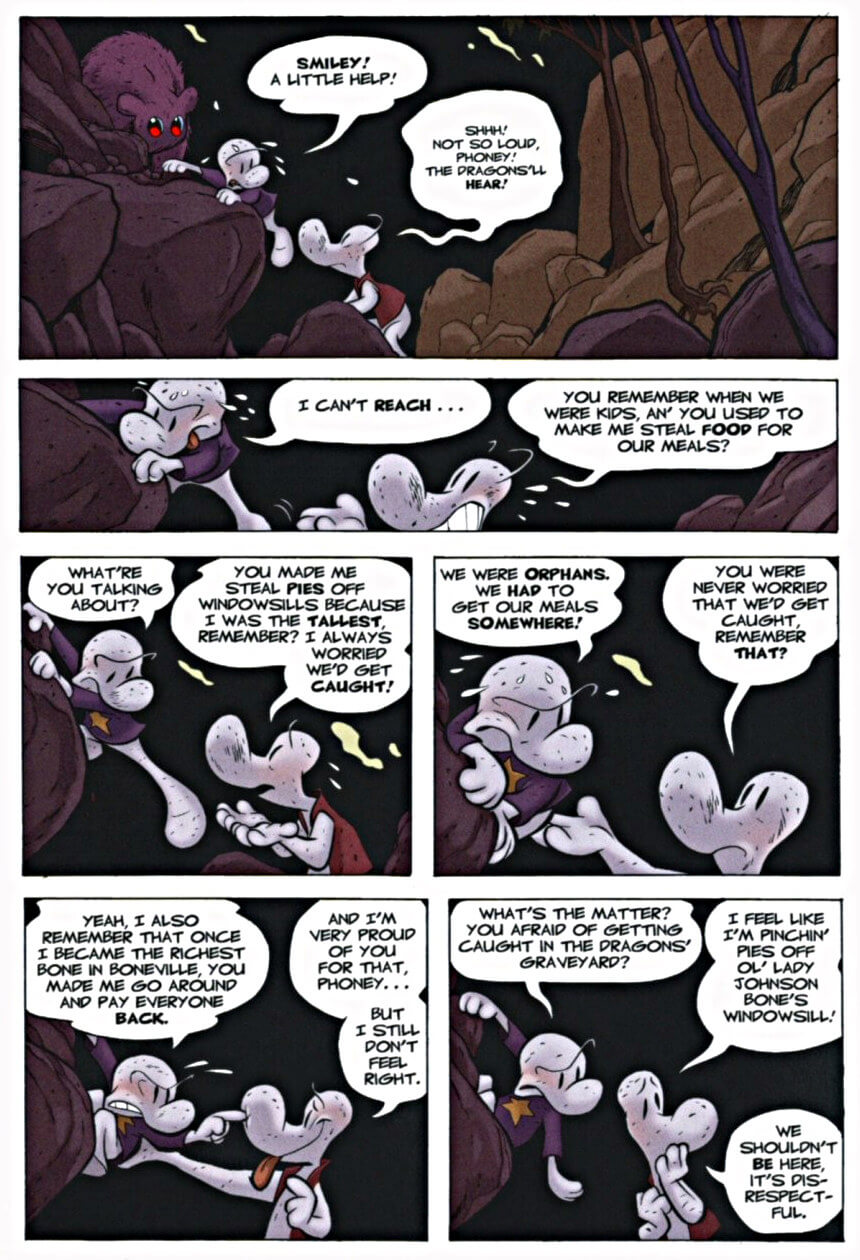 page 129 of bone 7 ghost circles graphic novel