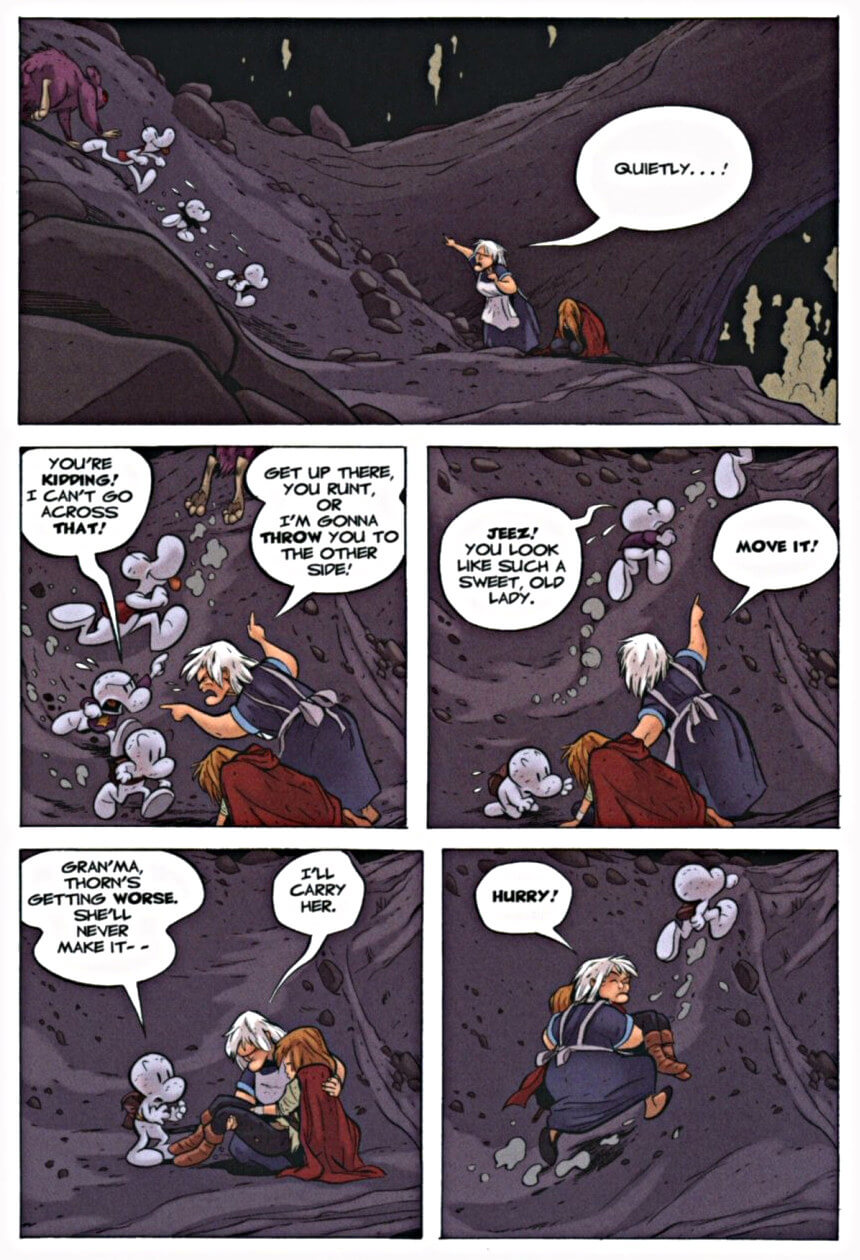 page 133 of bone 7 ghost circles graphic novel